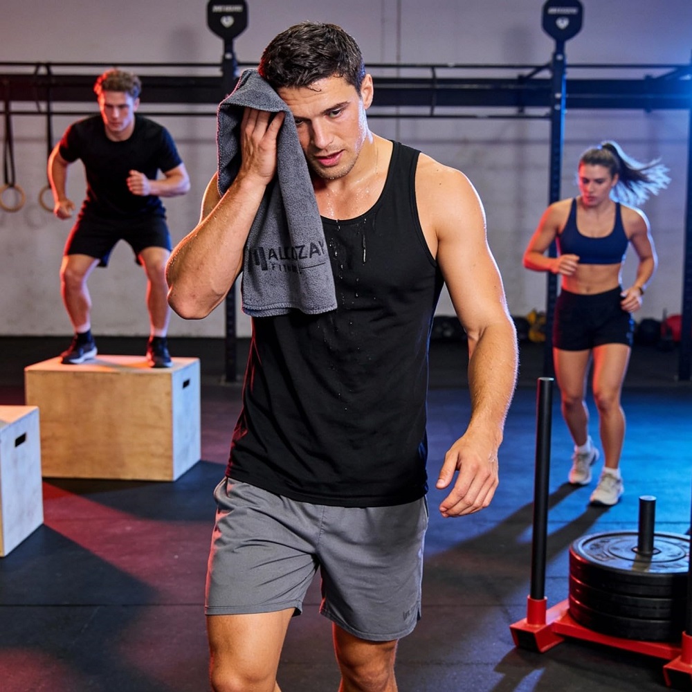 ALOZAY Fitness Towel Close-up